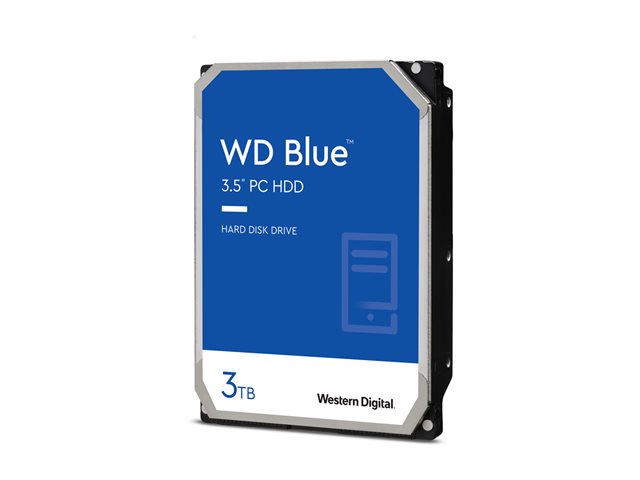 3TB BLUE 256MB 3.5IN SATA 6GB/S 5400RPM