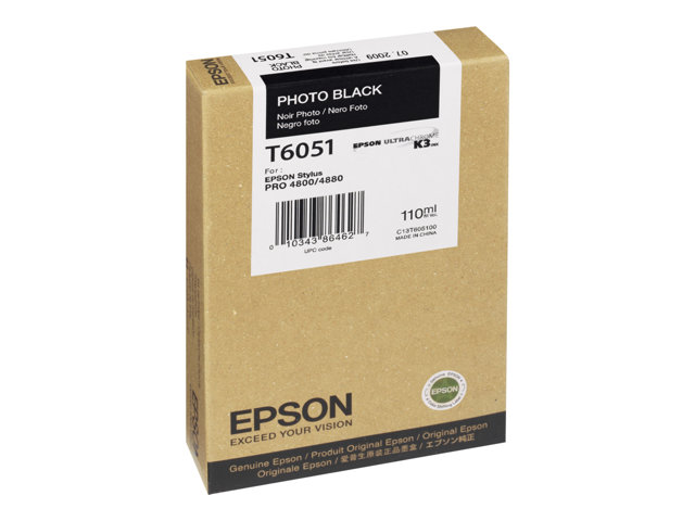 Epson T6051 - photo black - original - ink cartridge