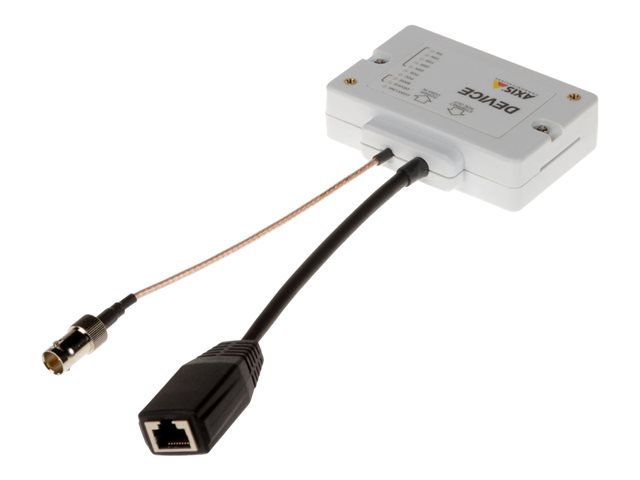 AXIS T8643 PoE+ over Coax Compact - media converter - 10Mb LAN, 100Mb LAN