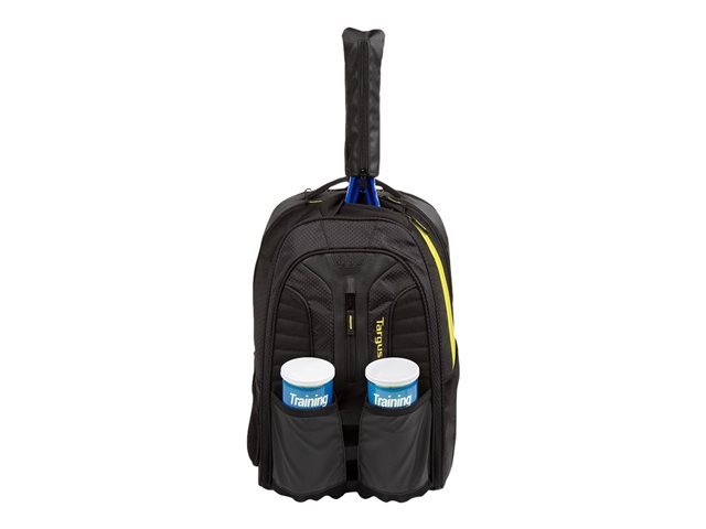 Targus Work + Play Rackets - Notebook carrying backpack - 15.6" - black, yellow