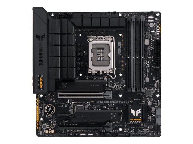 ASUS TUF GAMING B760M-PLUS D4 - motherboard - micro ATX - LGA1700 Socket - B760
