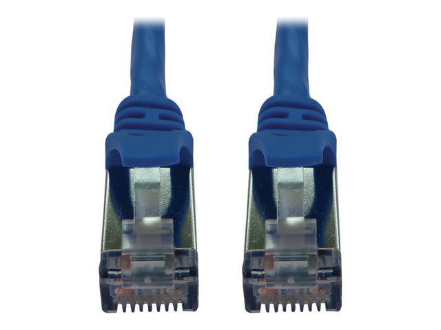 Eaton Tripp Lite Series Cat6a 10G Snagless Shielded Slim STP Ethernet Cable (RJ45 M/M), PoE, Blue, 6 ft. (1.8 m) - network cable - 1.83 m - blue
