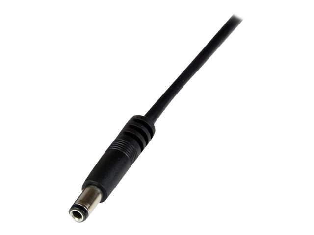 StarTech 1m USB to Type N Barrel 5V DC Power Cable - USB A to 5.5mm DC - 1 Meter USB to 5.5mm DC Plug (USB2TYPEN1M) - Power cable - USB (power only) (M) to DC jack 5.5 x 2.5 mm (M) - 1 m - molded - black - for P/N: HDBOOST