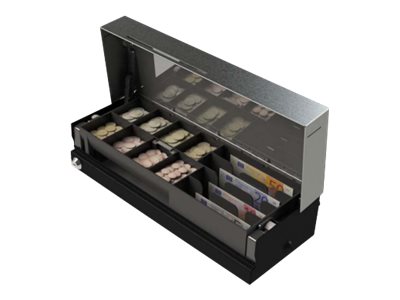 460 FLIPLID CASH DRAWER BLK 24V 460X170X100 3M RJ11 CABL EUSTER