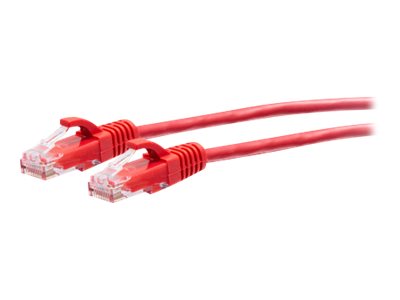 C2G 10ft (3m) Cat6a Snagless Unshielded (UTP) Slim Ethernet Network Patch Cable - Red - Patch cable - RJ-45 (M) to RJ-45 (M) - 3 m - 4.8 mm - UTP - CAT 6a - molded, snagless - red