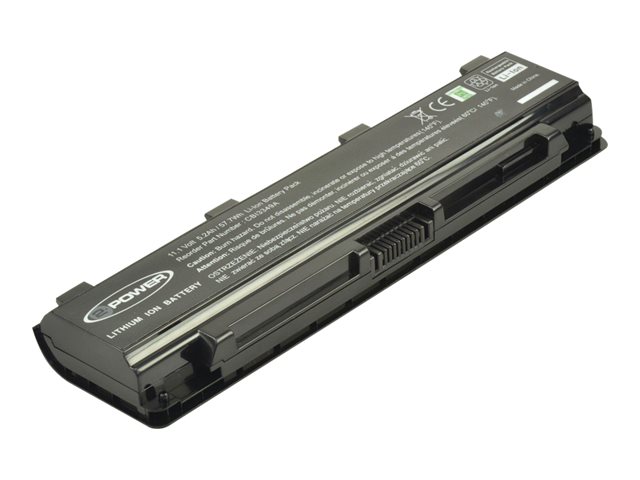 2-Power Main Battery Pack - Laptop battery - Lithium Ion - 5200 mAh - for Dynabook Satellite Pro C40, Tecra A50, Toshiba C40, Qosmio X70, Satellite C50, C70, P70