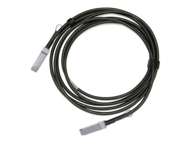 NVIDIA - 100GBase direct attach cable - QSFP28 to QSFP28 - 0.5 m - passive, Ethernet support - black