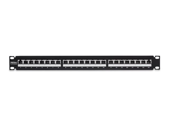 TRENDnet TC-P24C6AS - patch panel - 1U