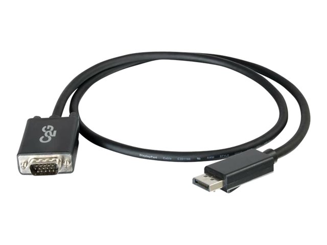 C2G DisplayPort Male to VGA Male Adapter Cable - DisplayPort cable - 3 m
