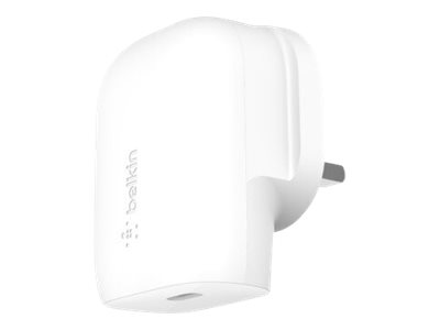BOOST CHARGE 30W USB-C PD PPS SINGLE WALL CHARGER WHITE