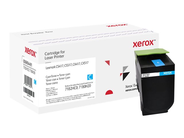 Everyday - High Yield - cyan - compatible - toner cartridge (alternative for: Lexmark 71B0H20, Lexmark 71B2HC0) - for Lexmark CS417dn, CS517de, CX417de, CX517de