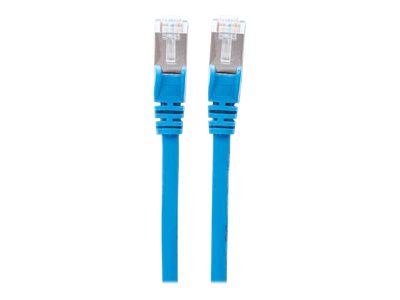 Intellinet Network Patch Cable, Cat6, 20m, Blue, Copper, S/FTP, LSOH / LSZH, PVC, RJ45, Gold Plated Contacts, Snagless, Booted, Lifetime Warranty, Polybag - network cable - 20 m - blue