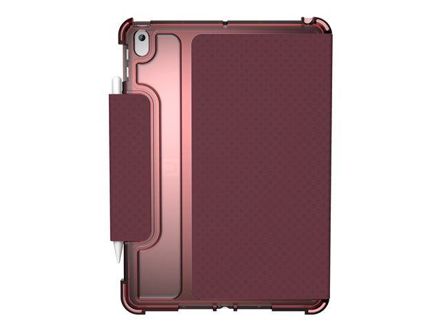 [U] Case for iPad 10.2-in (9/8/7 Gen, 2021/2020/2019) - Lucent Aubergine/Dusty Rose - flip cover for tablet