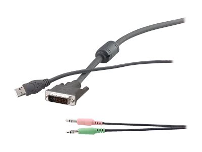 Belkin OmniView - video / USB / audio cable kit - 3 m