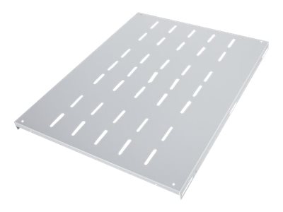 Intellinet 19" Fixed Shelf, 1U, 800mm Depth, Heavy-Duty, Max 100kg, Grey - rack shelf - 1U