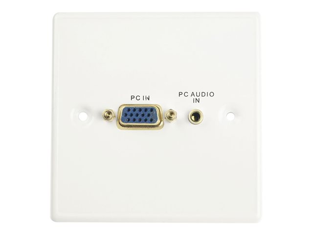 LINDY VGA/Audio Faceplate - flush mount faceplate
