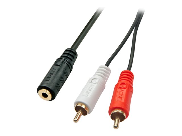 0.25MAVADAPTERCABLE-3.5MMFEMALETO2X
