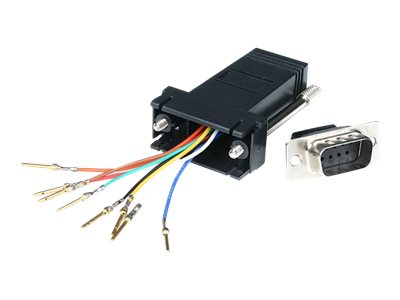 DB9 TO RJ45 MODULAR ADAPTER M/F