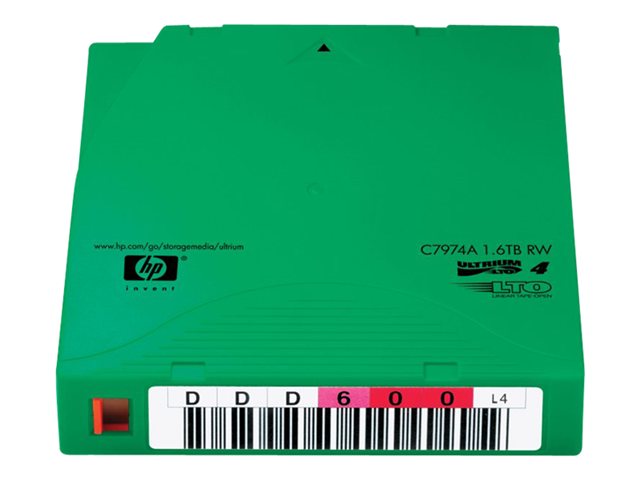 HPE Ultrium RW Custom Labeled Data Cartridge - LTO Ultrium 4 x 20 - 800 GB - storage media
