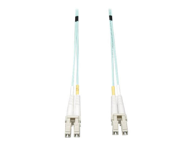 Eaton Tripp Lite Series 10Gb Duplex Multimode 50/125 OM3 LSZH Fiber Patch Cable, (LC/LC) - Aqua, 20M (65-ft) - patch cable - 20 m - aqua