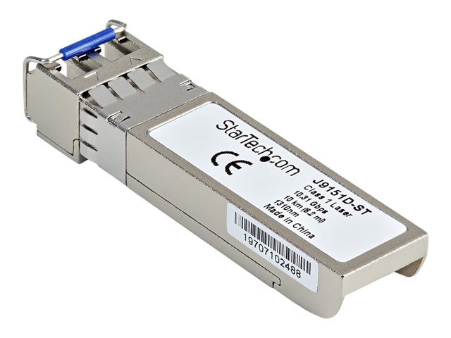 Startech HPE J9151D Compatible SFP+ Module, 10GBASE-LR, 10GbE Single Mode (SMF) Fiber Optic Transceiver, 10GE Gigabit Ethernet SFP+, LC Connector, 10km, 1310nm, DDM, HPE 2540, 2920, 2930M - Lifetime Warranty (J9151D-ST) - SFP+ transceiver module (equivale
