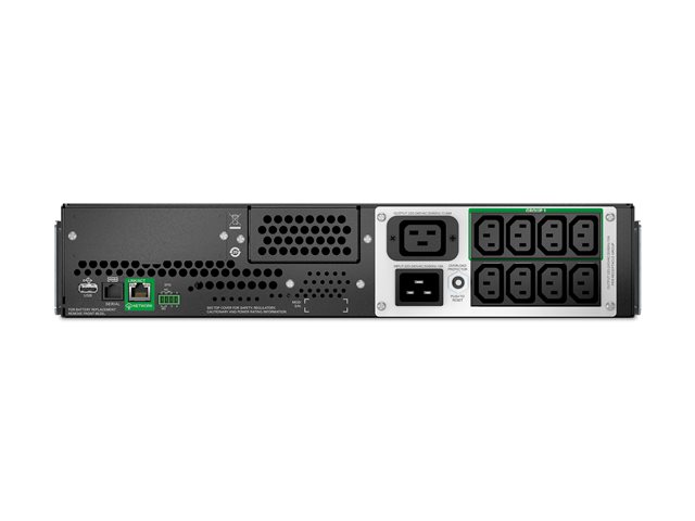 APC Smart-UPS Lithium Ion - UPS (rack-mountable) - line interactive, 8x IEC C13, 1x IEC C19, SmartConnect+SmartSlot, AVR, LCD - AC 220/230/240 V - 2700 watt - 3000 VA - RS-232, USB, RJ-45 - output connectors: 9 - 2U - silver, black with silver front bezel