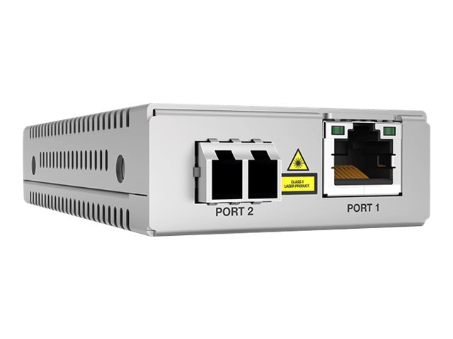 Allied Telesis AT MMC2000LX/LC - Fibre media converter - 1GbE - 10Base-T, 100Base-TX, 1000Base-T, 1000Base-LX, 1000Base-LC - RJ-45 / LC/LX single-mode - up to 20 km - 1310 nm - TAA Compliant