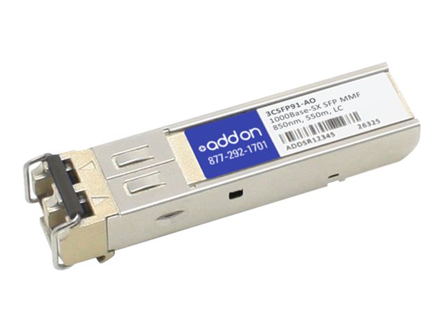 HP 3CSFP91 COMP XCVR 1G-SX LC 850NM 550M MMF SFP