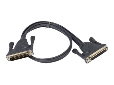 APC - Keyboard / video / mouse (KVM) cable - DB-25 (M) to DB-25 (F) - 61 cm - black - - for P/N: AP5808, AP5816, KVM1116R, SC420ICH, SL80KHX214, SURT3000XLICH, SURT3000XLTW