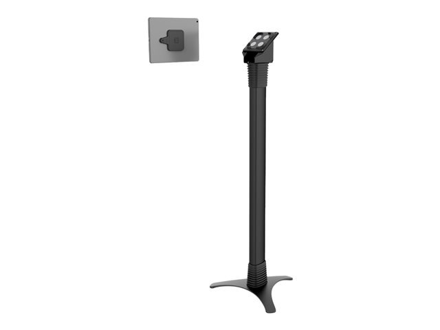 Compulocks Magnetix Secured Magnetic Tablet Floor Stand - Cable lock included stand - for tablet - black