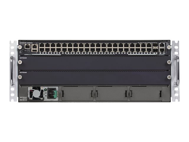 NETGEAR M6100-24X3 - Starter Kit - switch - L4 - Managed - 24 x 10GBase-T + 16 x shared 10 Gigabit SFP+ - rack-mountable - PoE+