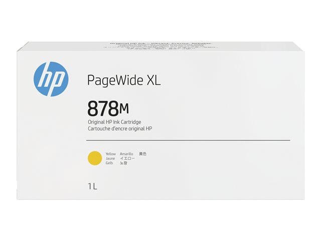 HP 878M - yellow - original - PageWide XL - ink cartridge