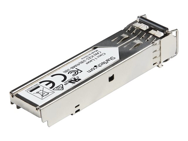 Startech Dell EMC SFP-1G-ZX Compatible SFP Module, 1000BASE-ZX, 1GbE Single Mode (SMF) Fiber SMF Optic Transceiver, 1GE Gigabit Ethernet SFP, LC Connector, 80km, 1550nm, DDM, Mini GBIC - Lifetime Warranty (SFP1GZXEMCST) - SFP (mini-GBIC) transceiver modul