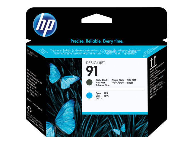 HP 91 - Printhead - 1 x cyan, matte black