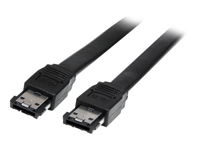 StarTech Shielded External eSATA Cable - eSATA cable - Serial ATA 150 - eSATA (M) to eSATA (M) - 3 ft - black - ESATA3 - eSATA cable - Serial ATA 150 - eSATA (M) to eSATA (M) - 91 cm - black - for P/N: PEXUSB311A1E, S351BMU33ET, S351BMU33ETG, SDOCKU313E,