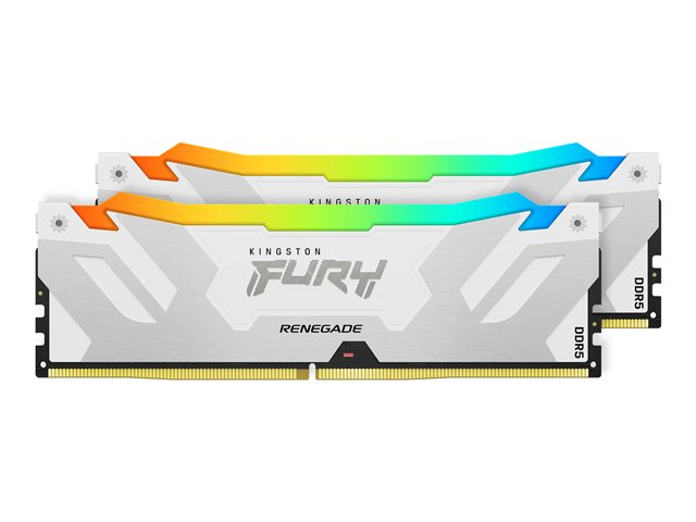 Kingston FURY Renegade - DDR5 - kit - 32 GB: 2 x 16 GB - DIMM 288-pin - 7200 MT/s / PC5-57600 - CL38 - 1.45 V - on-die ECC