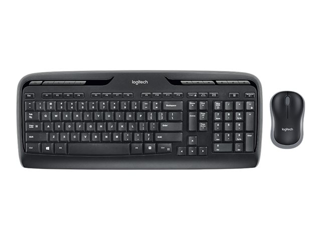 Logitech Wireless Combo MK330 - keyboard and mouse set - Greek