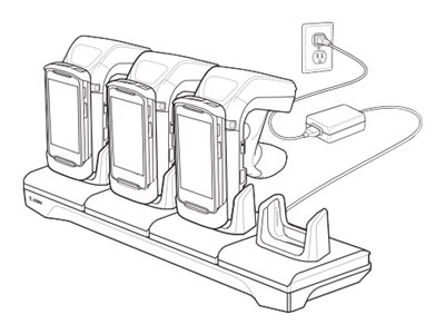 Zebra 4-Slot Charging Cradle - battery charger
