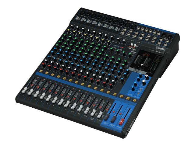 16 Ch Rack Mount Mixer with FX and USB