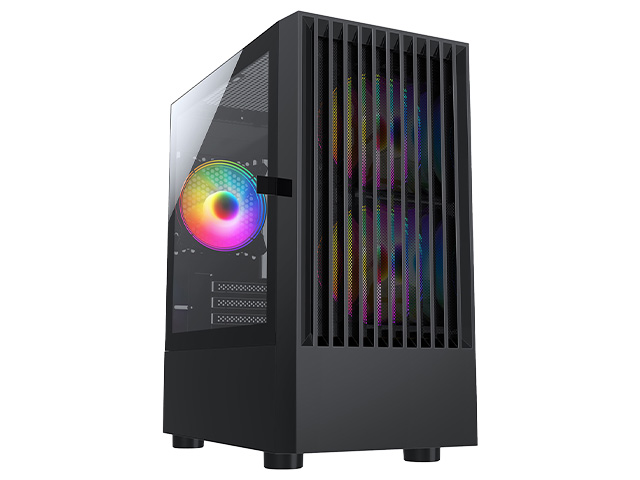 CIT Slammer Gaming Case 3 x ARGB Fans Mb Sync TG Side Panel