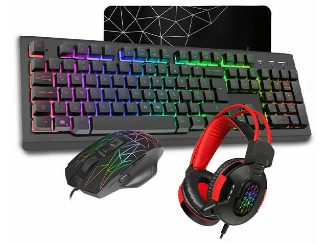 CiT Rampage Keyboard Mouse & Headset Combo