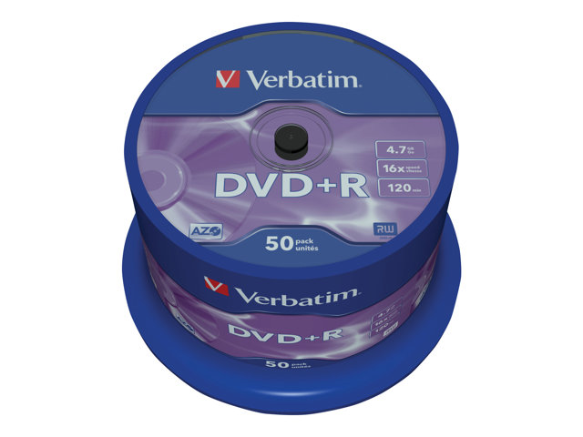 DVD+R 4.7GB 16X ADV. AZO 50PK SPINDEL LPI NO/INCL 0.60