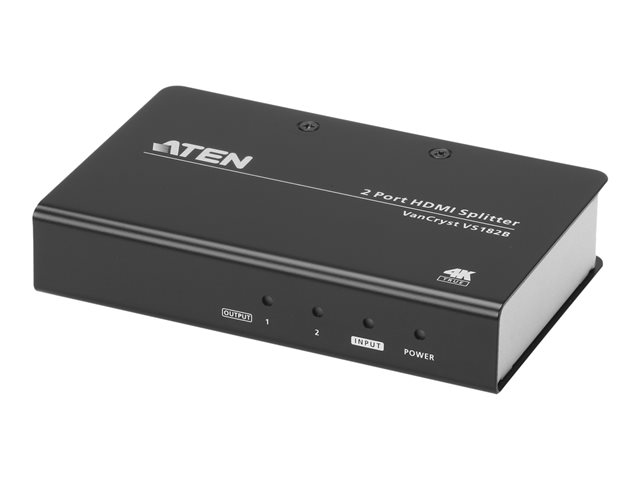 ATEN VanCryst VS182B True 4K - video/audio splitter - 2 ports