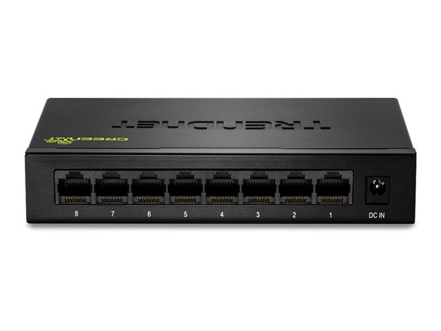 TRENDnet TEG S82g 8-Port Gigabit GREENnet Switch - switch - 8 ports - TAA Compliant