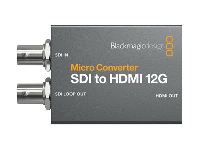 Blackmagic Micro Converter SDI to HDMI 12G 12G-SDI to HDMI video and audio converter