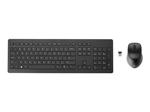 HP WLess 950MK Keyboard Mouse United Kingdom - UK English localization