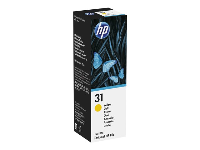 HP 31 - 70 ml - yellow - original - ink refill - for Smart Tank 5105, 67X, 70XX, 73XX, 750, 76XX, Smart Tank Plus 55X, 570, 655