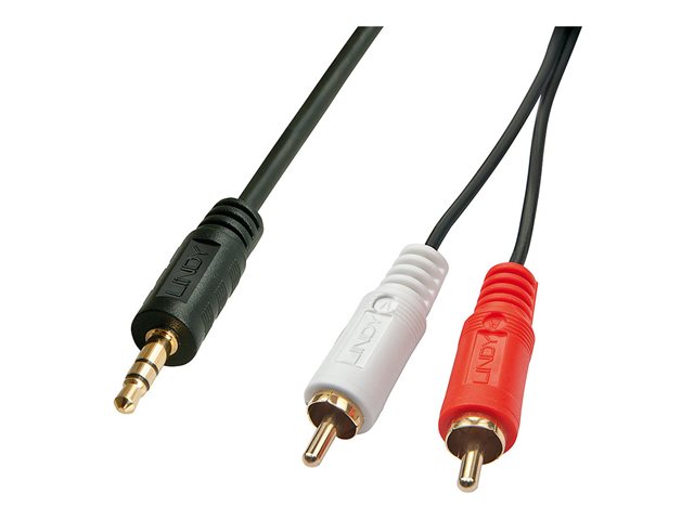 20M PREMIUM 3.5MM JACK TO 2 X PHONO MALE