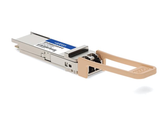 AddOn - QSFP28 transceiver module (equivalent to: Arista Networks QSFP-100GBASE-SR-BD-AR) - 100GbE - 100GBase-SR - LC multi-mode - up to 100 m - 844-918 nm - TAA Compliant - for P/N: QSFP-100GBASE-SR-BD-DE-AO