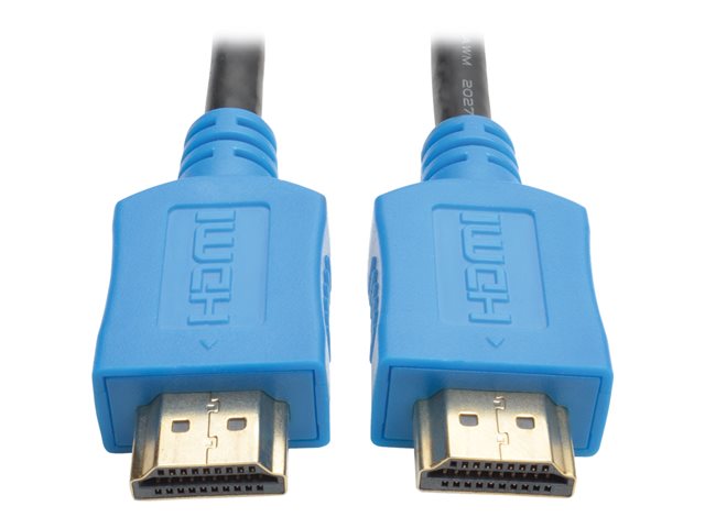Eaton Tripp Lite Series High-Speed HDMI Cable, Digital Video with Audio, UHD 4K (M/M), Blue, 10 ft. (3.05 m) - HDMI cable - 3.1 m